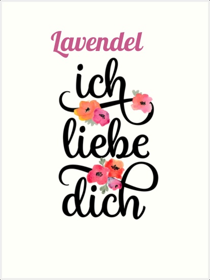 Lavendel, Ich liebe Dich Bilder