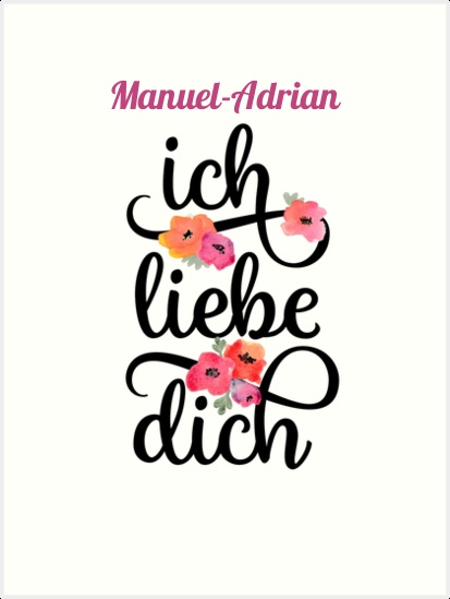 Manuel-Adrian, Ich liebe Dich Bilder Manuel-Adrian, Ich liebe Dich Bilder