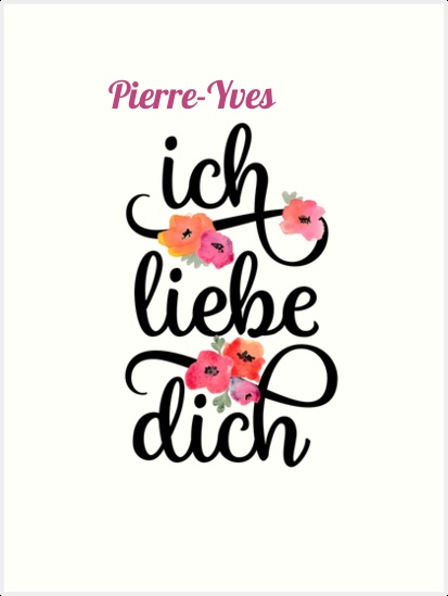 Pierre-Yves, Ich liebe Dich Bilder