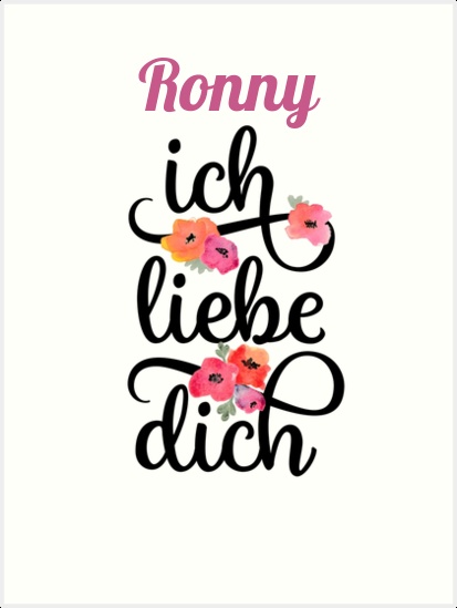 Ronny, Ich liebe Dich Bilder