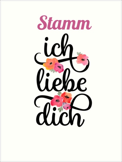 Stamm, Ich liebe Dich Bilder