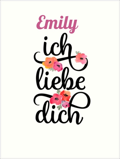 Emily, Ich liebe Dich Bilder Emily, Ich liebe Dich Bilder