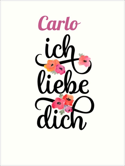 Carlo, Ich liebe Dich Bilder