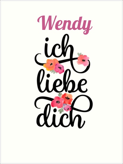 Wendy, Ich liebe Dich Bilder