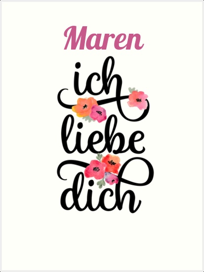 Maren, Ich liebe Dich Bilder