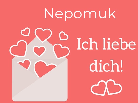 Nepomuk, Ich liebe Dich : Bilder mit herzen Nepomuk, Ich liebe Dich : Bilder mit herzen