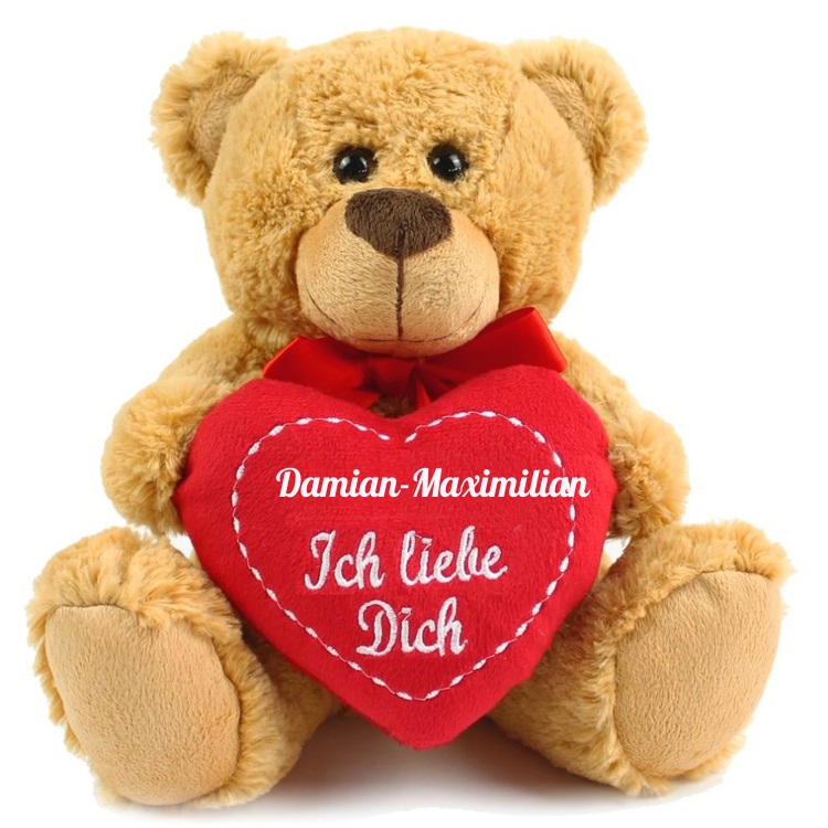 Name: Damian-Maximilian - Liebeserklärung an einen Teddybären Name: Damian-Maximilian - Liebeserklärung an einen Teddybären