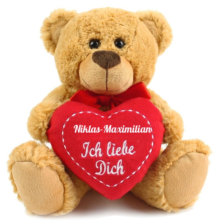 Name: Niklas-Maximilian - Liebeserklrung an einen Teddybren