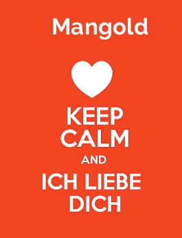 Mangold - keep calm and Ich liebe Dich!