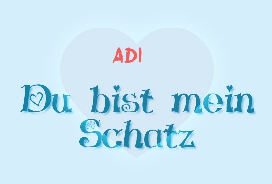 Adi - Du bist mein Schatz!