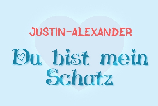 Justin-Alexander - Du bist mein Schatz!