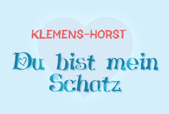 Klemens-Horst - Du bist mein Schatz!