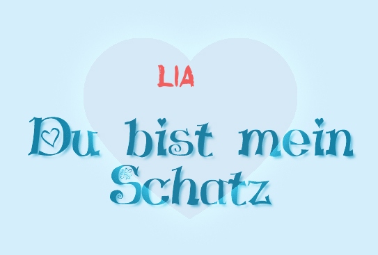 Lia - Du bist mein Schatz!