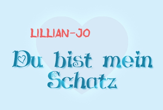 Lillian-Jo - Du bist mein Schatz! Lillian-Jo - Du bist mein Schatz!