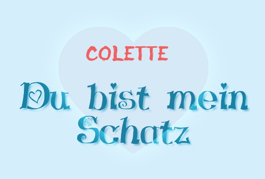Colette - Du bist mein Schatz!