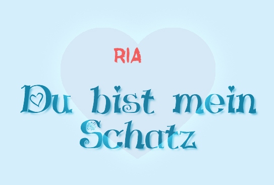 Ria - Du bist mein Schatz! Ria - Du bist mein Schatz!
