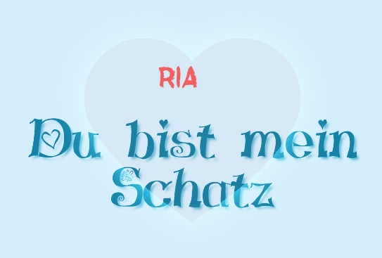 Ria - Du bist mein Schatz!