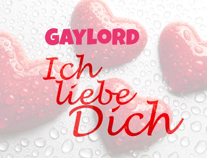 Gaylord, Ich liebe Dich!