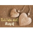 Ich Liebe Dich Rayk, ich und Du