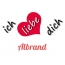 Bild: Ich liebe Dich Albrand