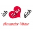 Bild: Ich liebe Dich Alexander-Viktor