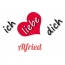 Bild: Ich liebe Dich Alfried