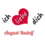 Bild: Ich liebe Dich August-Rudolf