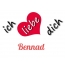 Bild: Ich liebe Dich Bennad