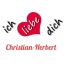 Bild: Ich liebe Dich Christian-Herbert