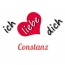 Bild: Ich liebe Dich Constanz