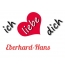 Bild: Ich liebe Dich Eberhard-Hans