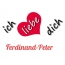 Bild: Ich liebe Dich Ferdinand-Peter