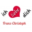 Bild: Ich liebe Dich Franz-Christoph