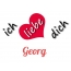 Bild: Ich liebe Dich Georg