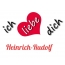 Bild: Ich liebe Dich Heinrich-Rudolf