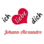 Bild: Ich liebe Dich Johann-Alexandro