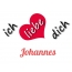 Bild: Ich liebe Dich Johannes