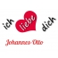 Bild: Ich liebe Dich Johannes-Otto