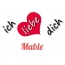 Bild: Ich liebe Dich Mable