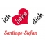 Bild: Ich liebe Dich Santiago-Stefan