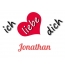 Bild: Ich liebe Dich Jonathan
