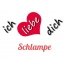 Bild: Ich liebe Dich Schlampe