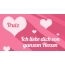 Trutz, Ich liebe Dich von ganzen Herzen