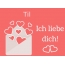 Til, Ich liebe Dich : Bilder mit herzen