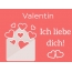 Valentin, Ich liebe Dich : Bilder mit herzen