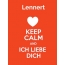 Lennert - keep calm and Ich liebe Dich!
