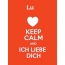 Lu - keep calm and Ich liebe Dich!