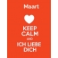 Maart - keep calm and Ich liebe Dich!