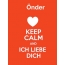 nder - keep calm and Ich liebe Dich!