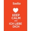 Sadlo - keep calm and Ich liebe Dich!